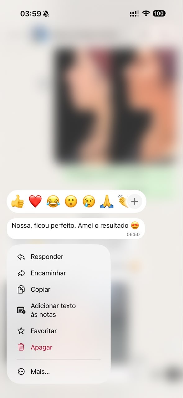 Depoimento anônimo de paciente 1