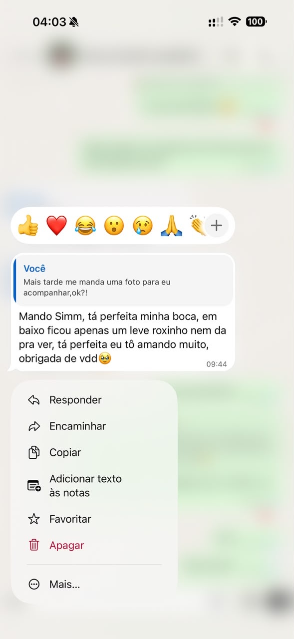 Depoimento anônimo de paciente 3